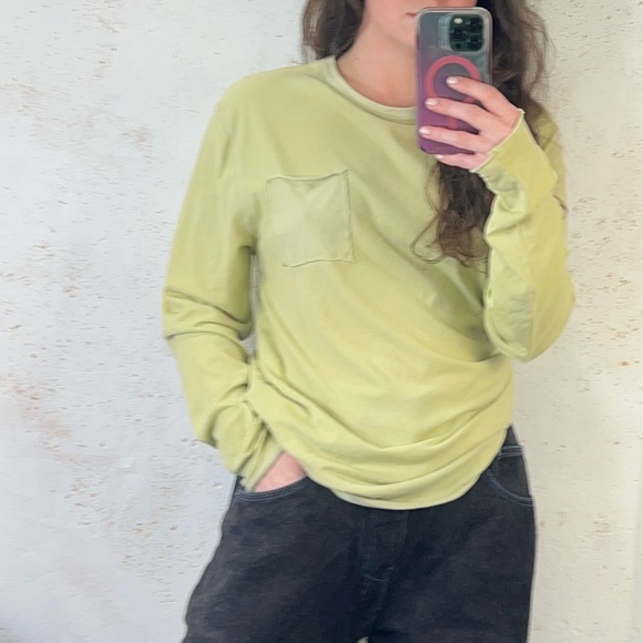 Cotton Citizen Light Green Long Sleeve Top - Picture 11 of 13